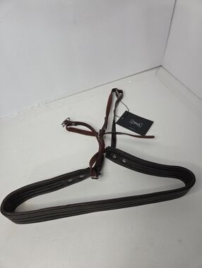 ONA Brown Leather Camera Strap full grain padded dark truffle nwt